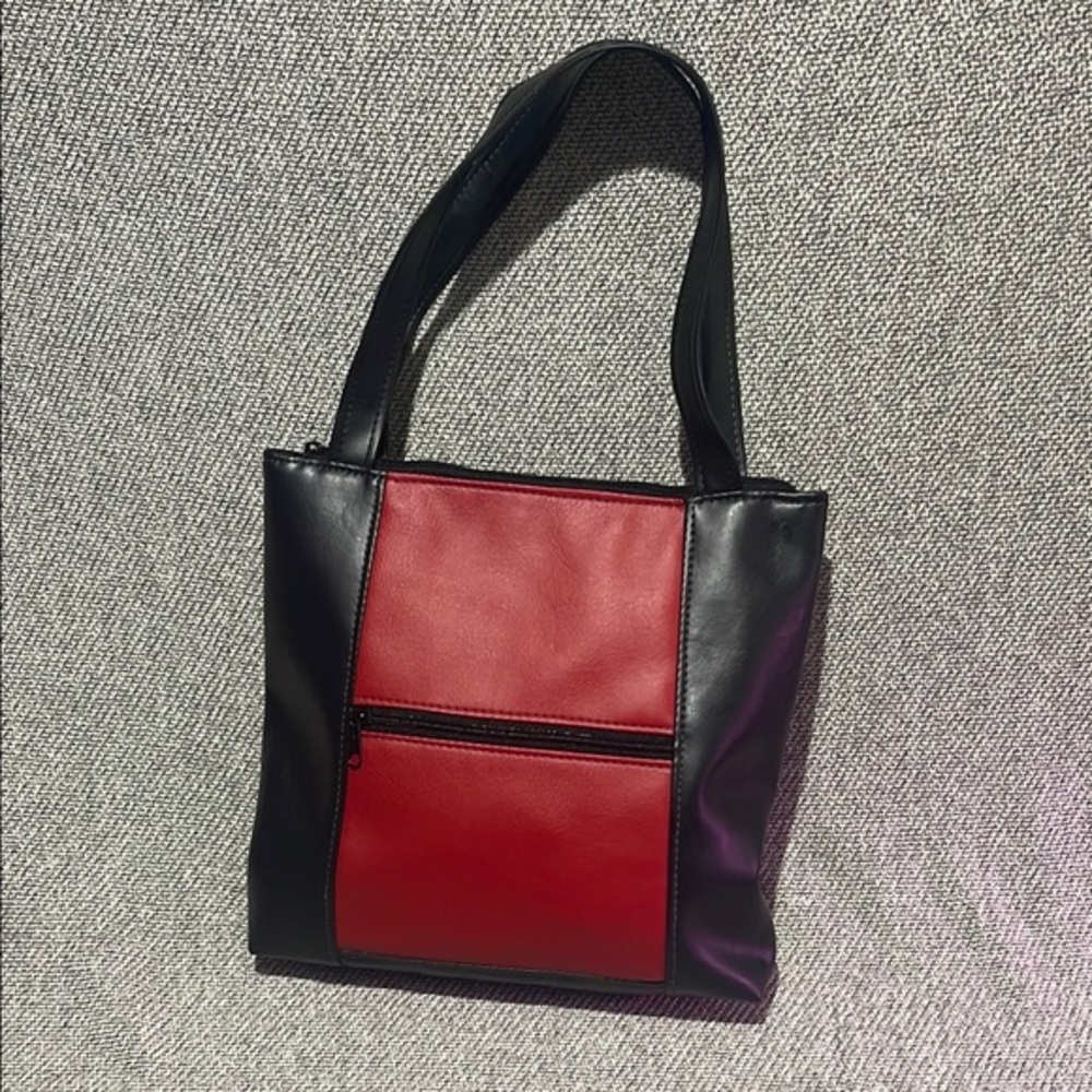 Red and Black Shoulder Bag